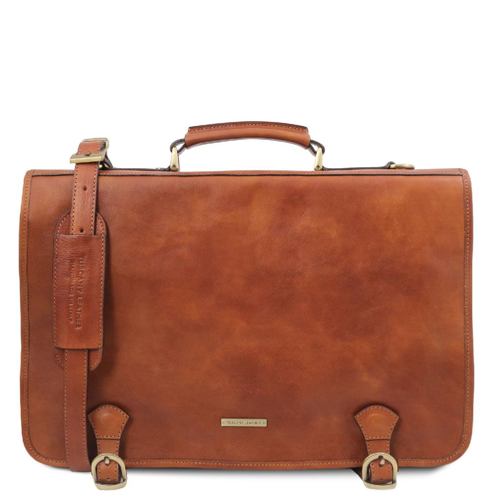 Tuscany Leather Borsa da Lavoro in Pelle Enormi sconti