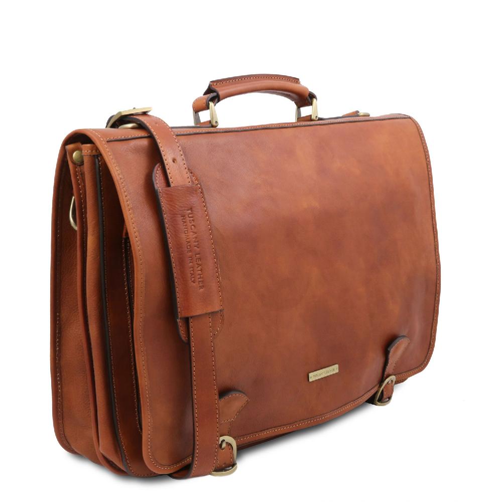 Tuscany Leather Borsa da Lavoro in Pelle Enormi sconti