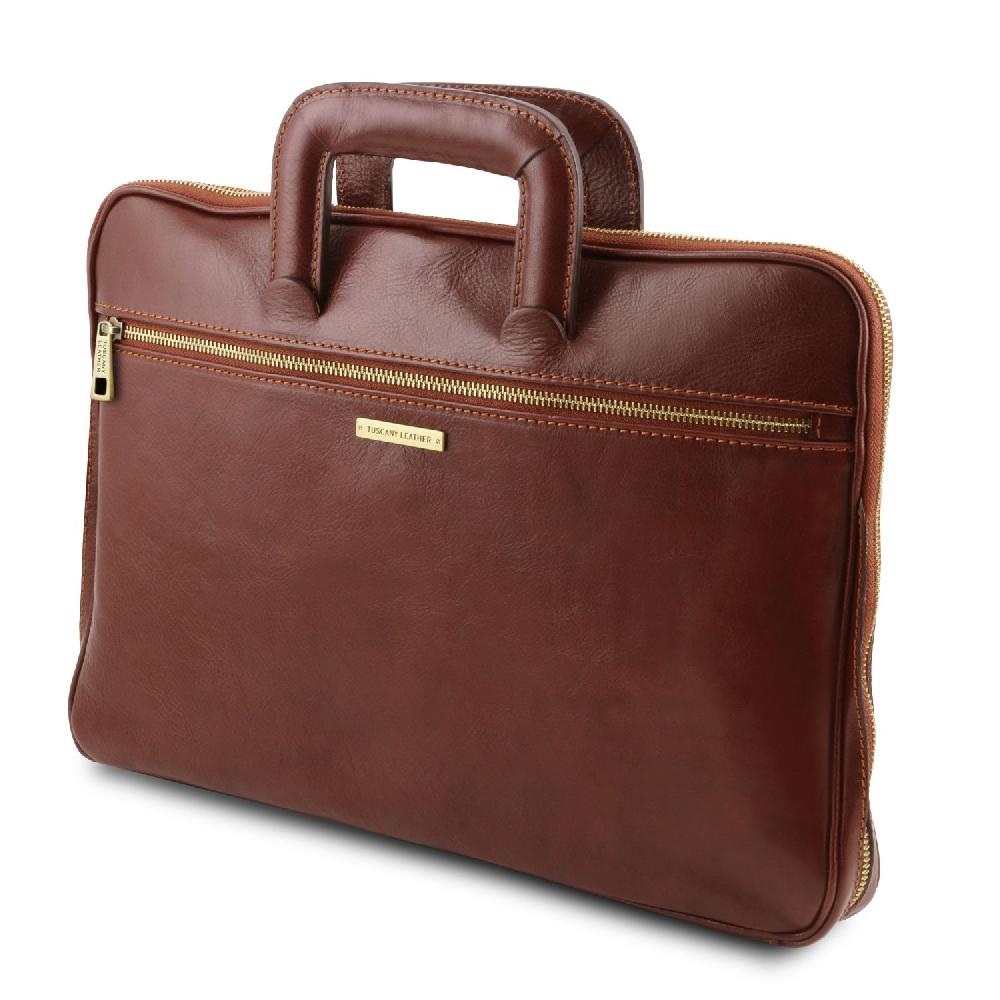 Tuscany Leather Cartella Portadocumenti in Pelle Officina