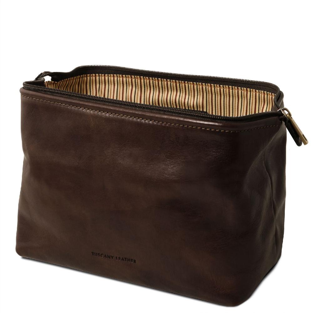 Tuscany Leather Beauty Case in Pelle - Misura Grande Prezzo Ridotto