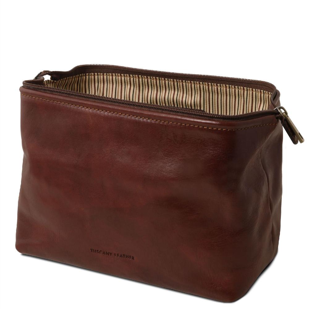 Tuscany Leather Beauty Case in Pelle - Misura Grande Sottocosto