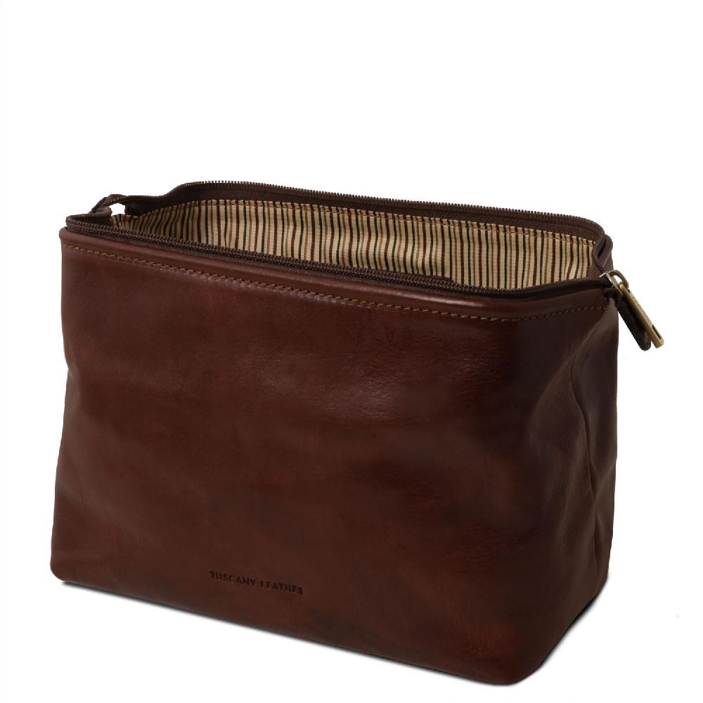 Tuscany Leather Beauty Case in Pelle - Misura Piccola Presa