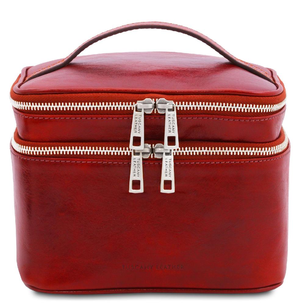Tuscany Leather Beauty Case in Pelle Comprare a buon mercato