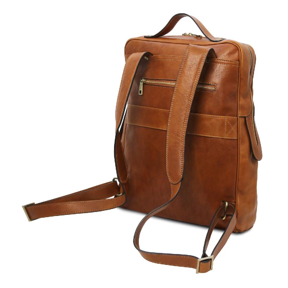 Tuscany Leather Zaino Porta Computer in Pelle - Misura Grande Offerta per la Festa della Mamma