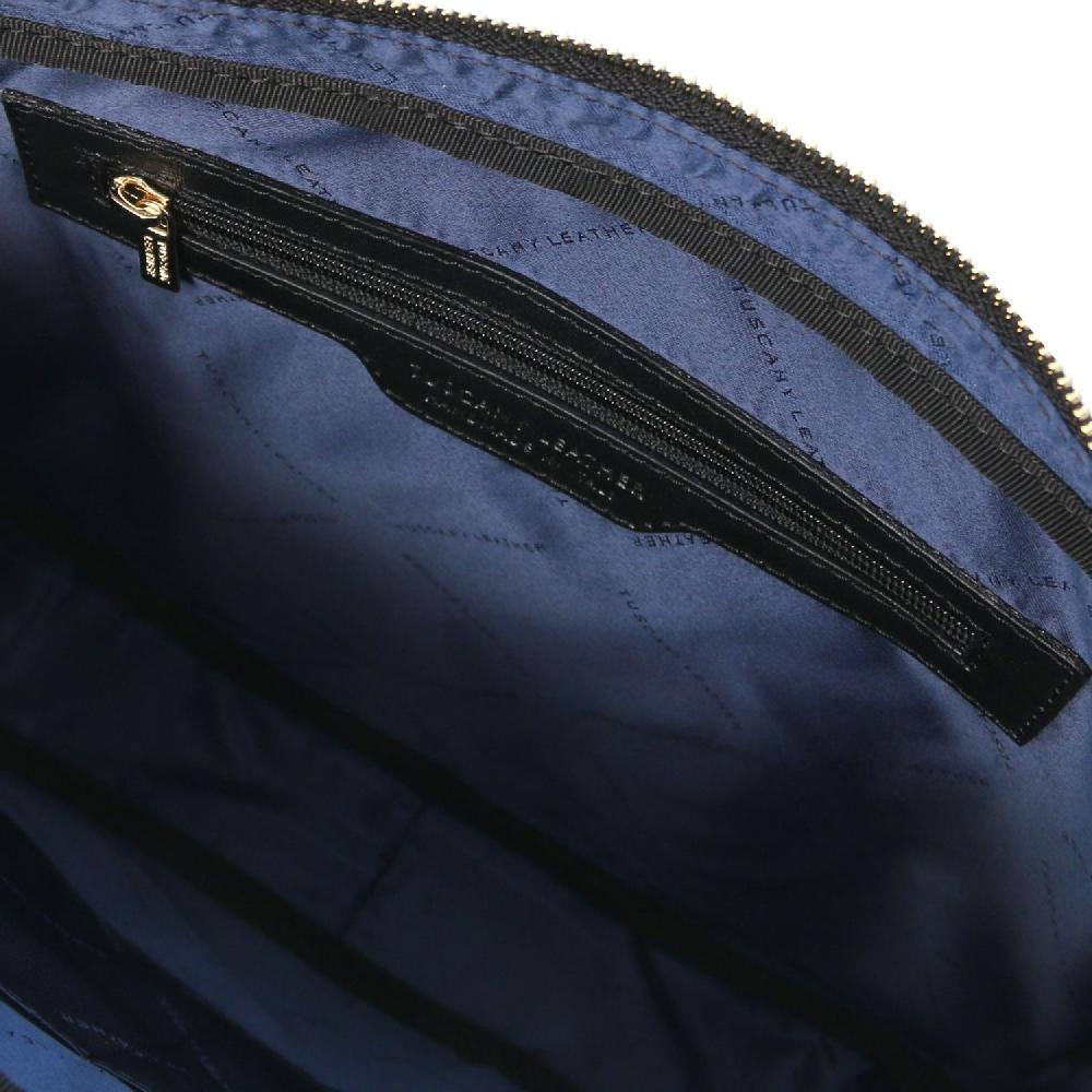 Tuscany Leather Borsa Porta Computer da Donna in Pelle Saffiano Offerte stagionali