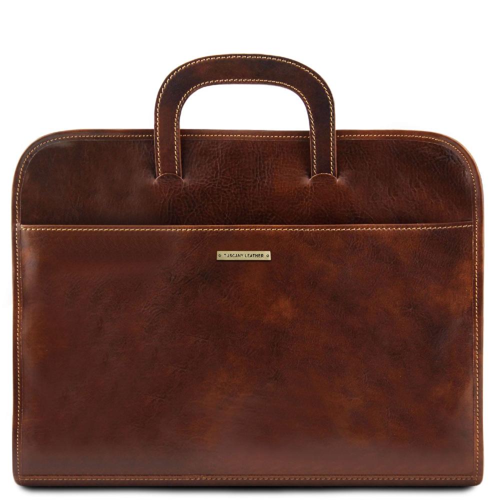 Tuscany Leather Cartella Portadocumenti in Pelle Super Saving Price