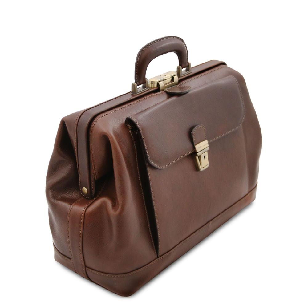 Tuscany Leather Esclusiva Borsa Medico in Pelle Fino al 65% di sconto