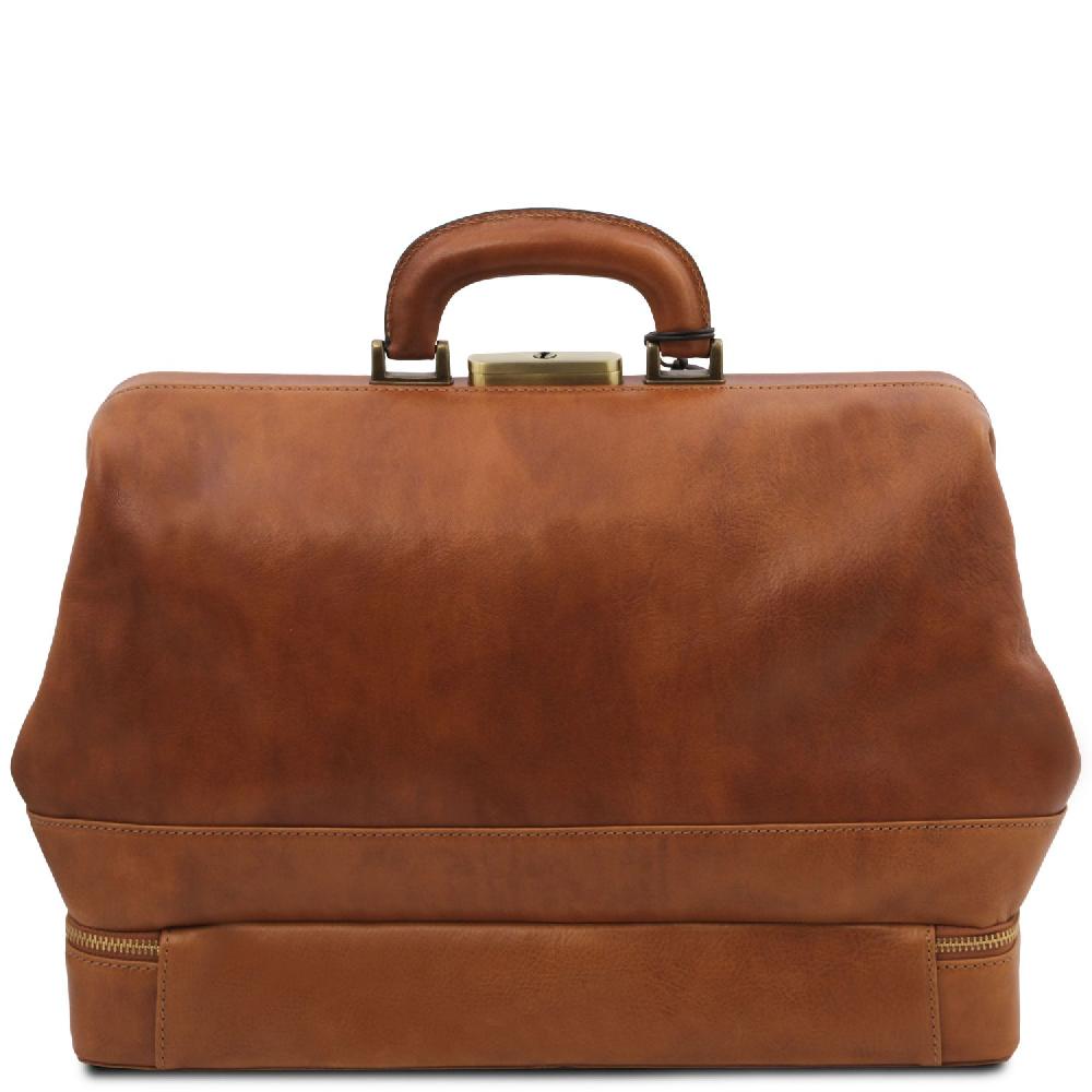 Tuscany Leather Esclusiva Borsa Medico in Pelle con Doppio Fondo Discount Store per i nuovi prodotti