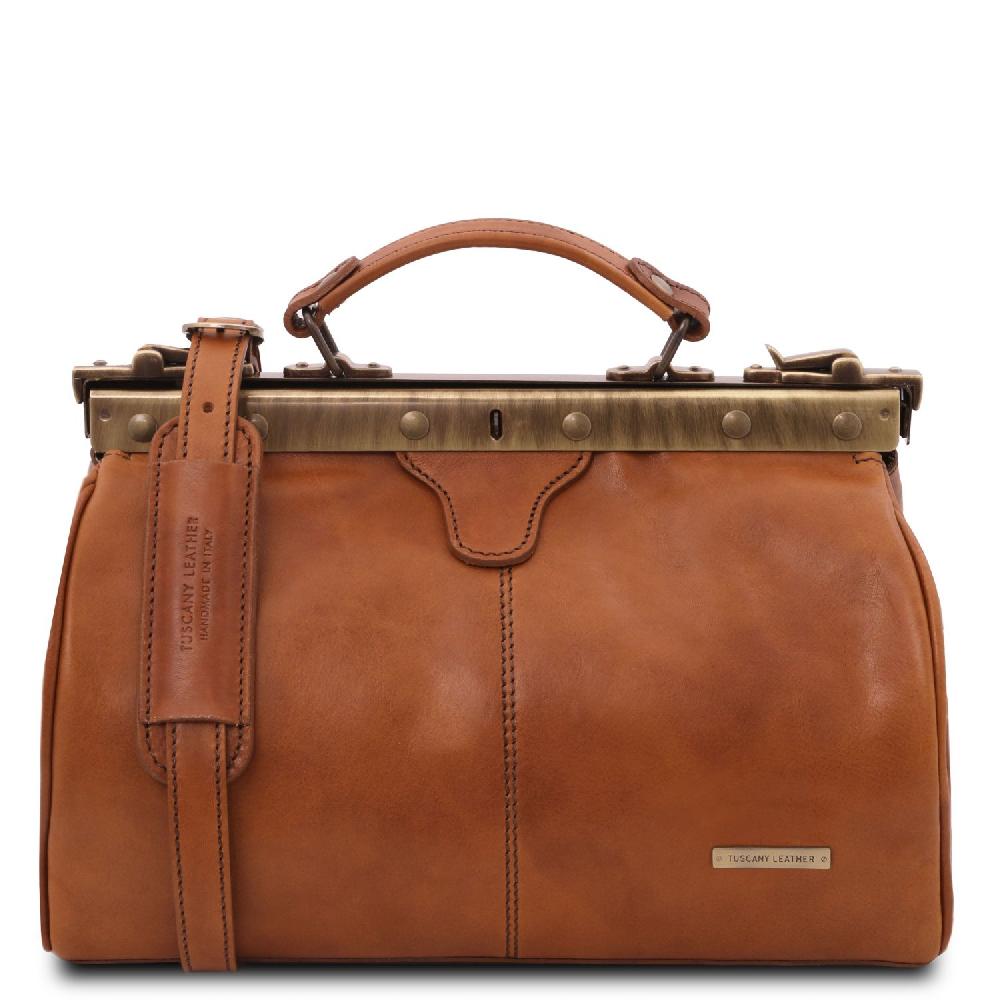 Tuscany Leather Borsa Medico in Pelle Enormi sconti