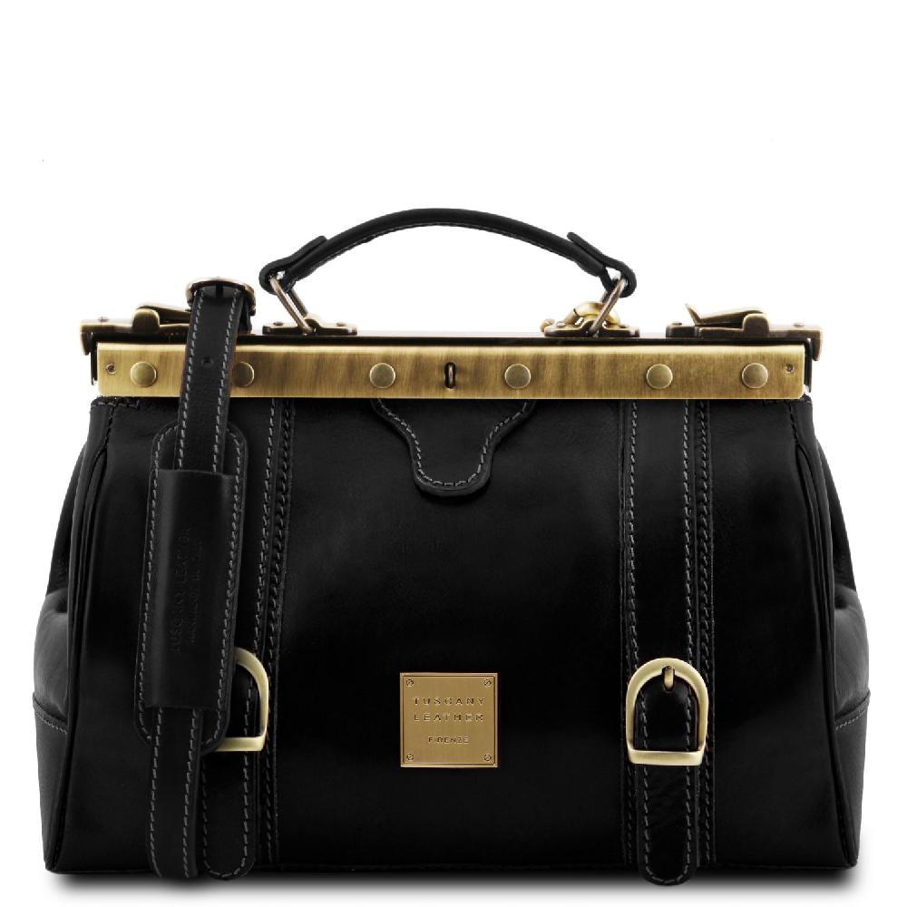 Tuscany Leather Borsa Medico in Pelle con Fibbie Frontali Trasporto libero internazionale