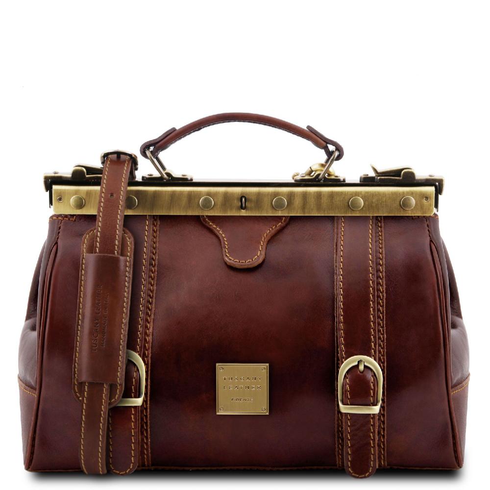 Tuscany Leather Borsa Medico in Pelle con Fibbie Frontali Limitato a 3 giorni