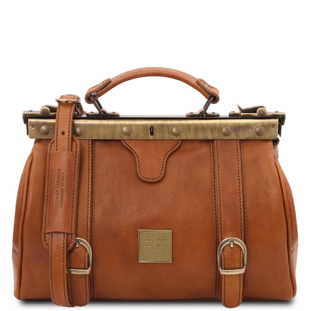 Tuscany Leather Borsa Medico in Pelle con Fibbie Frontali Esporta salva