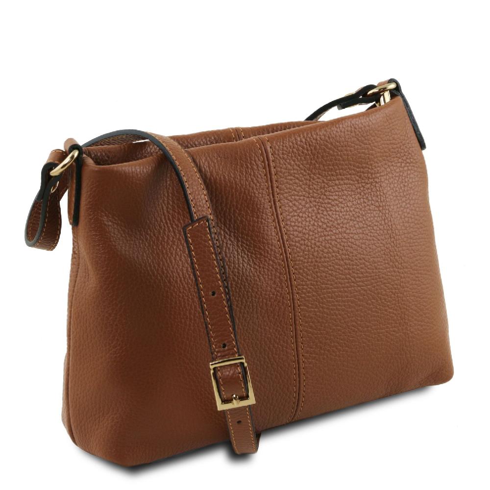 Tuscany Leather Borsa a Tracolla in Pelle Morbida 2025