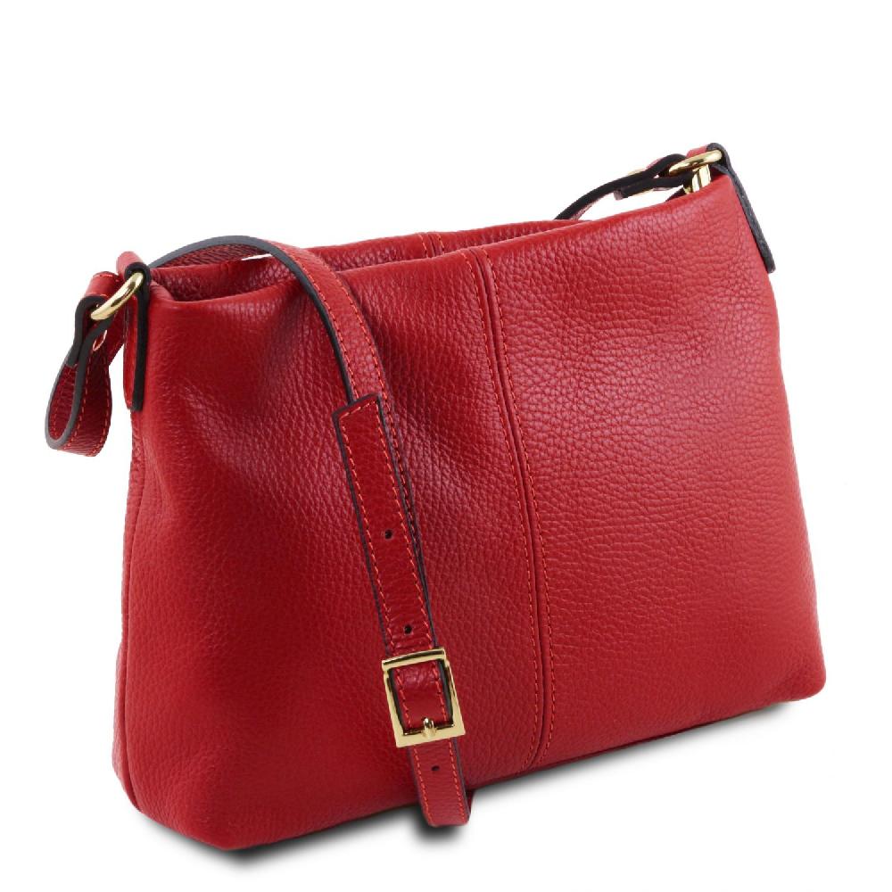 Tuscany Leather Borsa a Tracolla in Pelle Morbida Italy