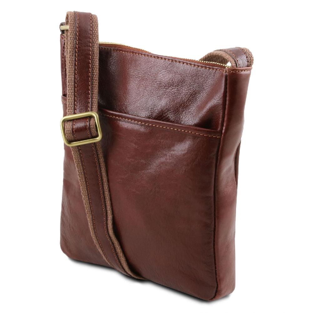 Tuscany Leather Borsello da Uomo in Pelle In Linea