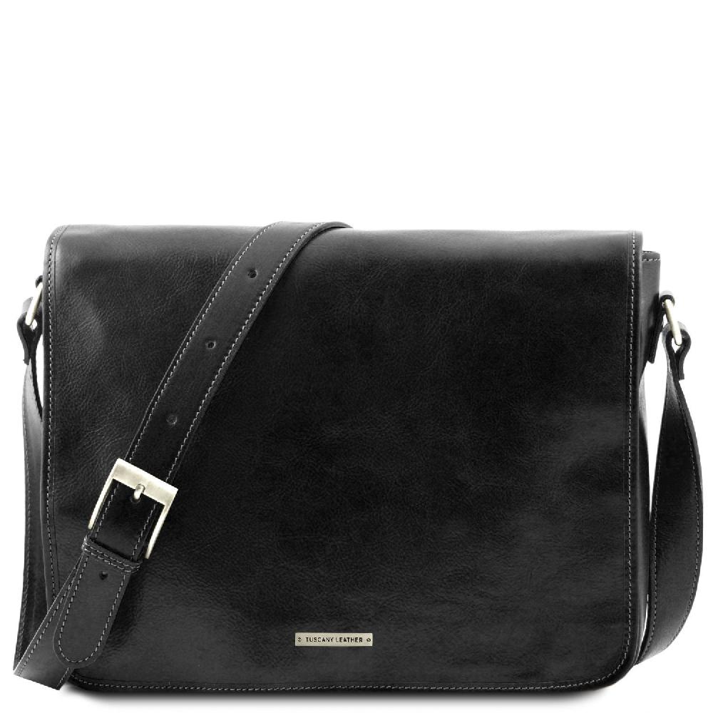 Tuscany Leather Borsa a Tracolla 2 Scomparti in Pelle Pezzi Unici