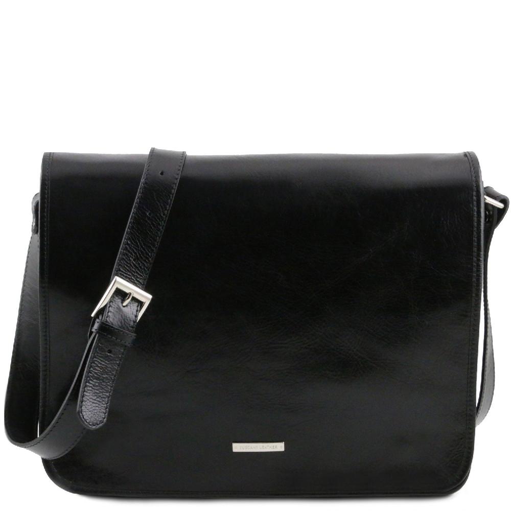 Tuscany Leather Borsa a Tracolla 2 Scomparti - Misura Grande Negozi Online