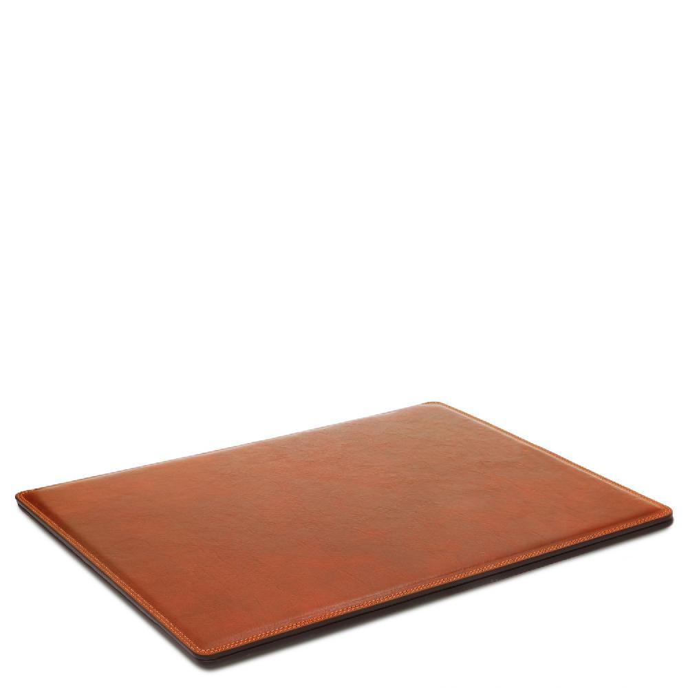Tuscany Leather Sottomano da Scrivania con Ribalta e Tappetino per Mouse in Pelle In Vendita