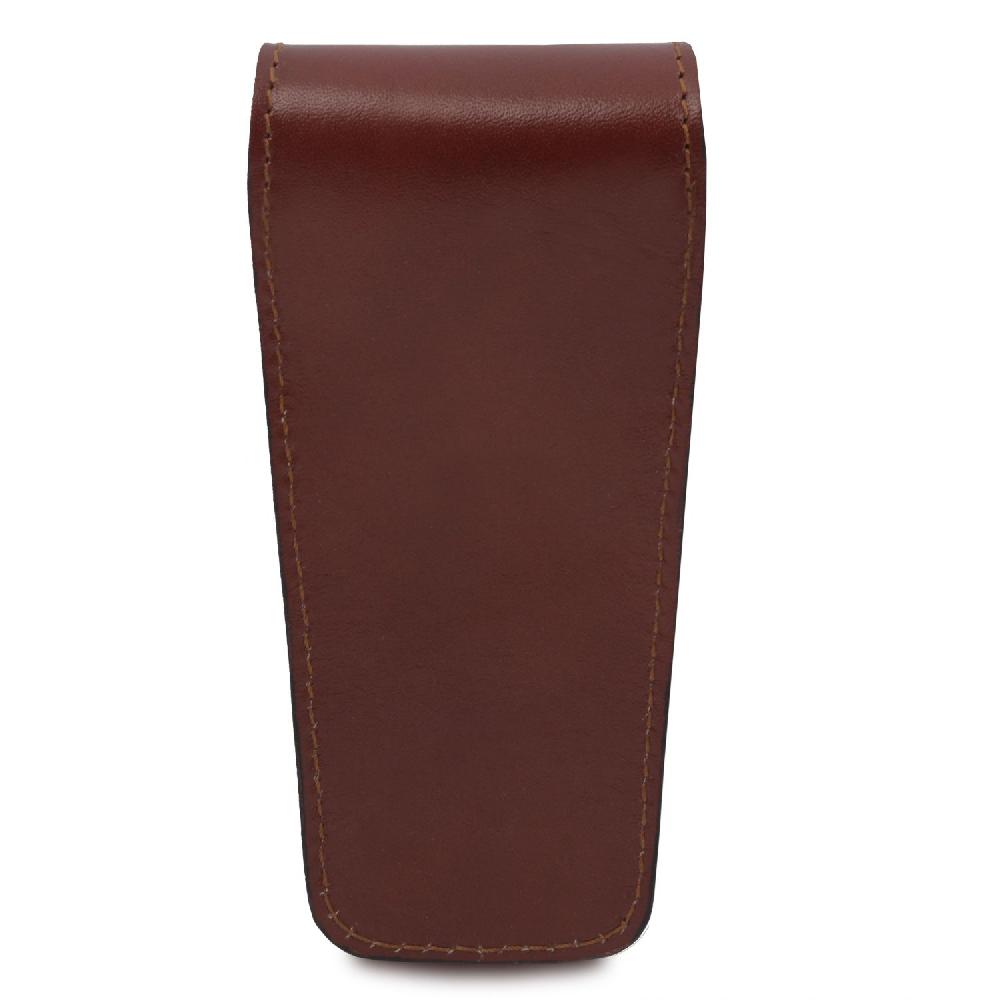 Tuscany Leather Elegante Porta Penne 2 Posti/porta Orologio in Pelle Vendita Economica