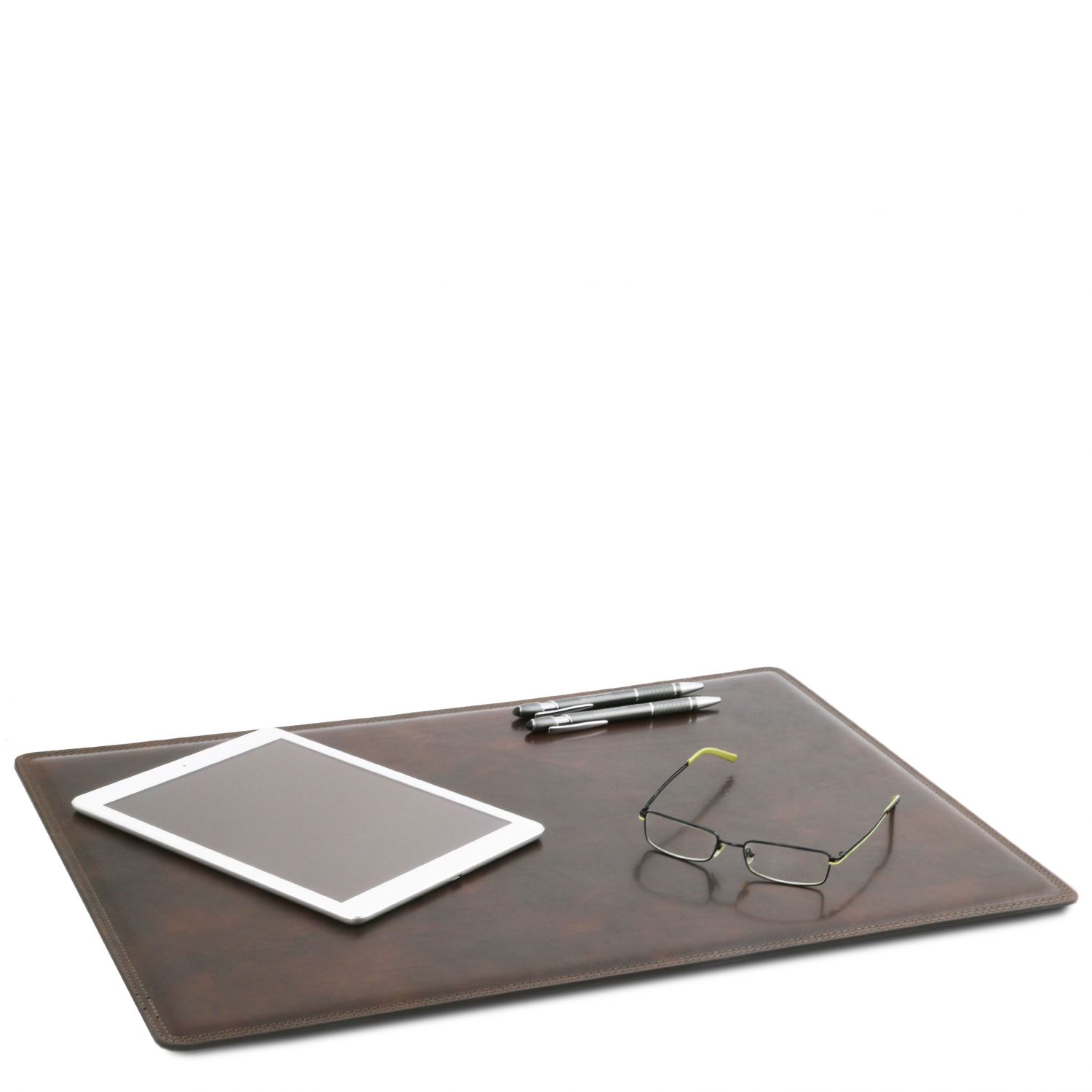 Tuscany Leather Sottomano da Scrivania Tappetino per Mouse e Vuotatasche in Pelle Vendite Flash