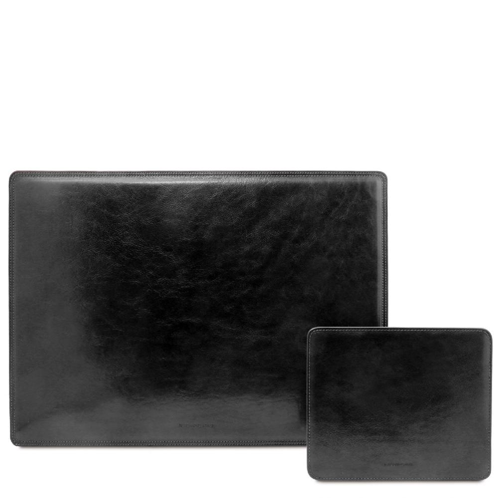 Tuscany Leather Sottomano da Scrivania e Tappetino per Mouse in Pelle Offerta speciale