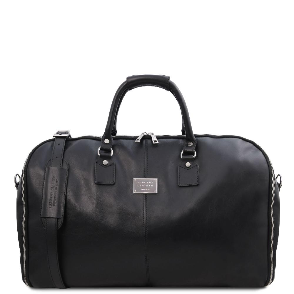 Tuscany Leather Borsone da Viaggio/Porta Abiti in Pelle Offerta Anniversario