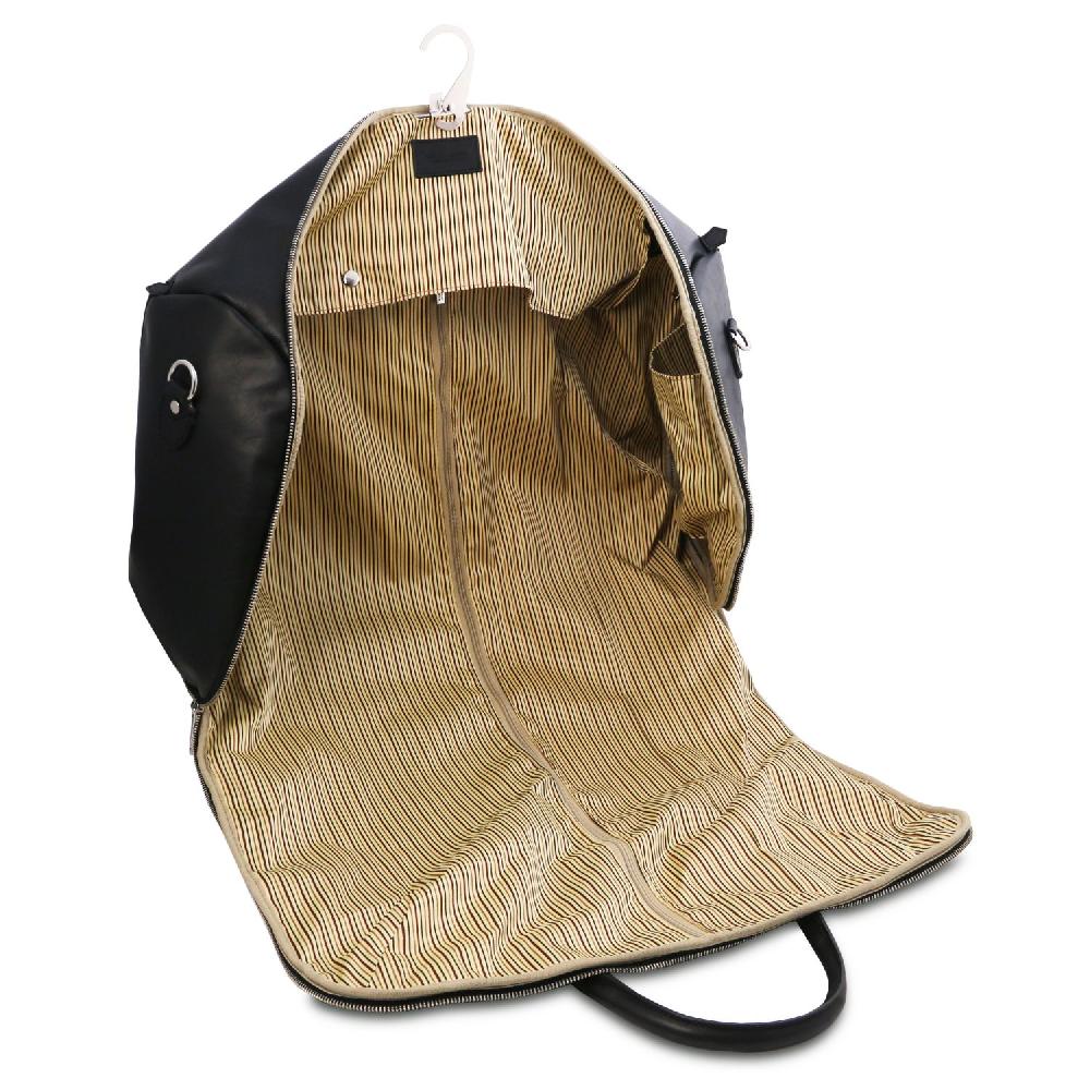 Tuscany Leather Borsone da Viaggio/Porta Abiti in Pelle Offerta Anniversario