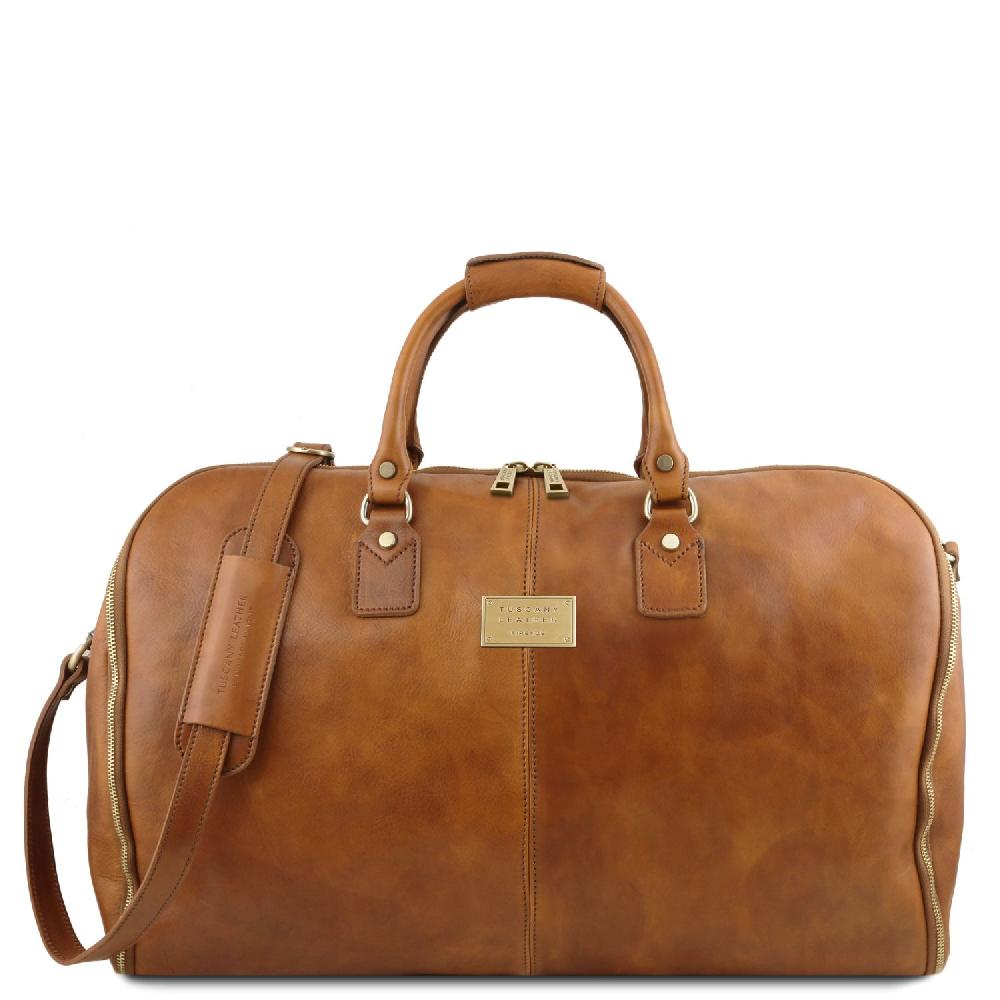 Tuscany Leather Borsone da Viaggio/Porta Abiti in Pelle Offerta migliore
