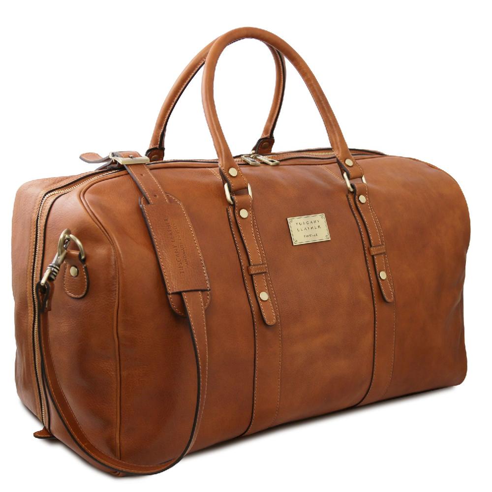 Tuscany Leather Borsone da Viaggio in Pelle Latest fashion