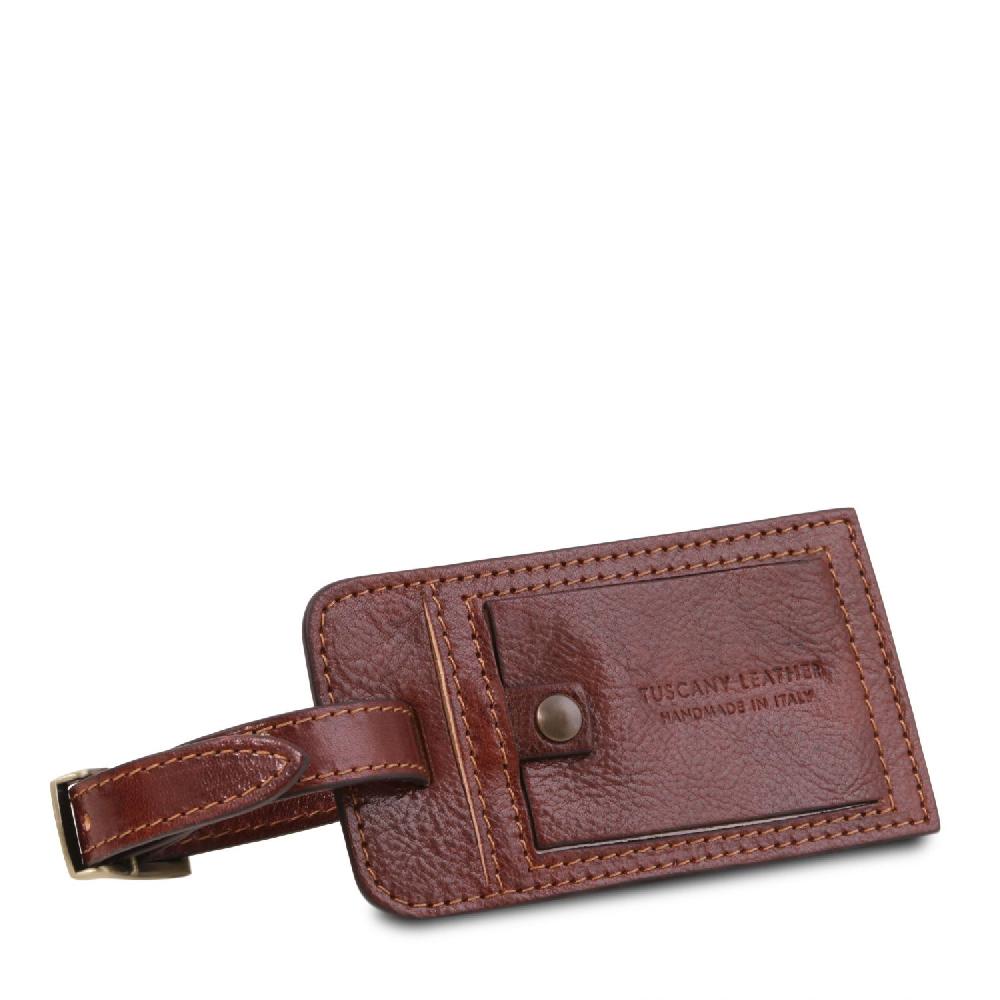 Tuscany Leather Borsone Viaggio in Pelle con Tasche Laterali Offerta temporanea