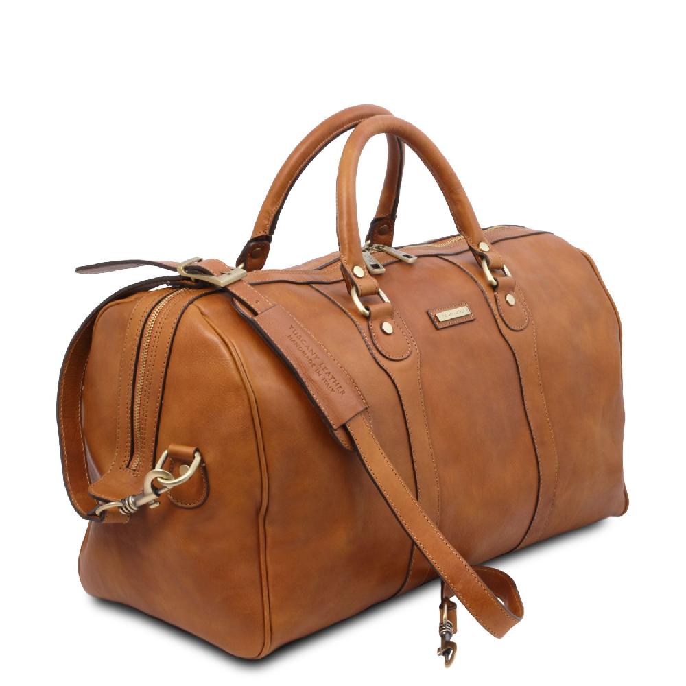 Tuscany Leather Borsone da Viaggio in Pelle Offerte stagionali
