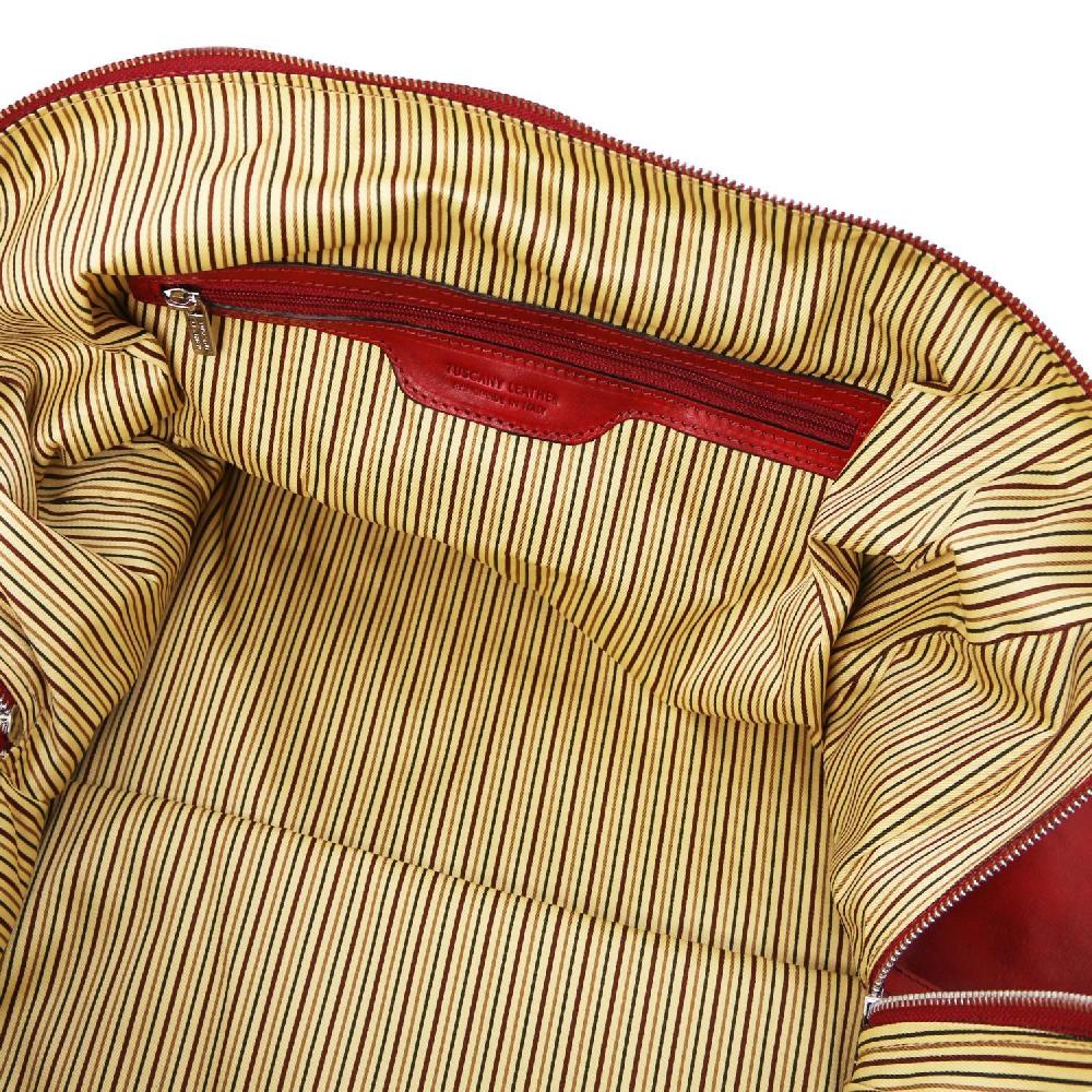Tuscany Leather Borsone da Viaggio in Pelle Liquidazione