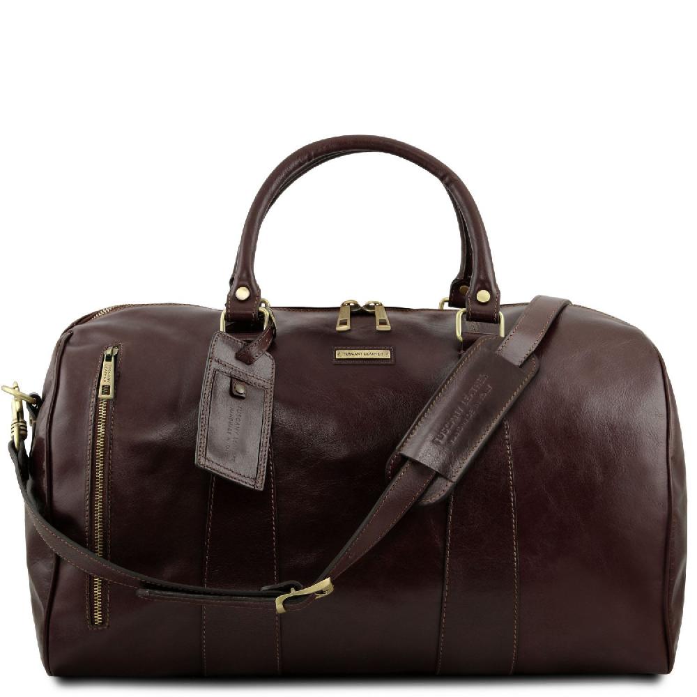 Tuscany Leather Borsone da Viaggio in Pelle - Misura Grande Sconti VIP