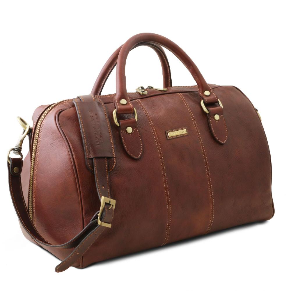 Tuscany Leather Borsone da Viaggio in Pelle - Misura Piccola Rilascio limitato