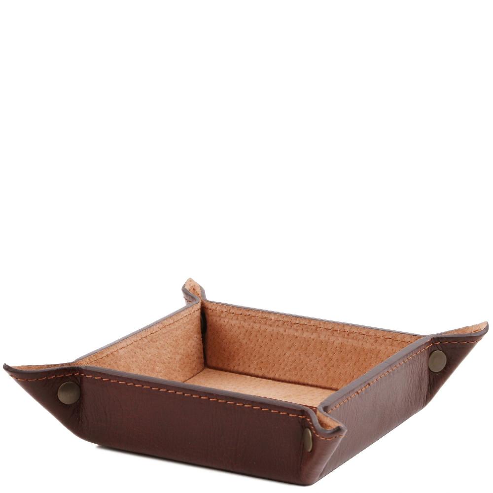 Tuscany Leather Esclusivo Svuotatasche in Pelle Misura Grande Fino al 55% di sconto