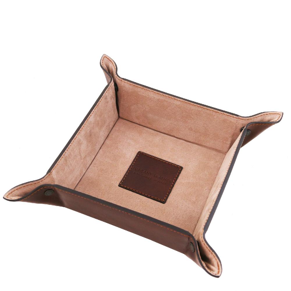 Tuscany Leather Esclusivo Svuotatasche in Pelle Misura Grande Fino al 55% di sconto