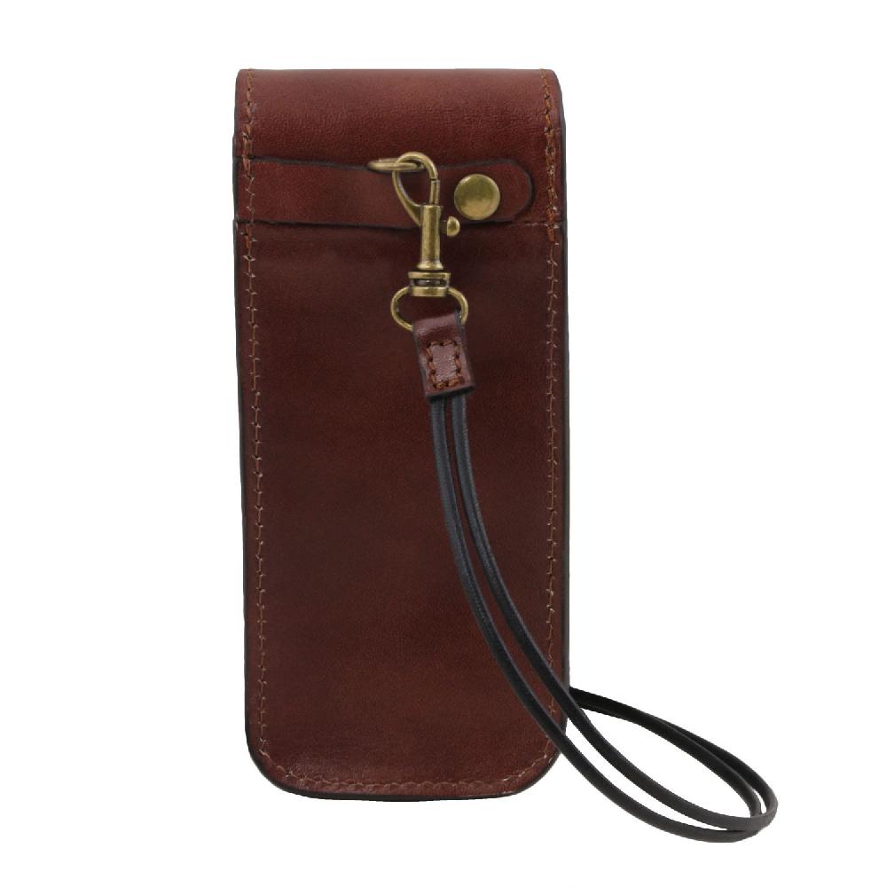 Tuscany Leather Esclusivo Portaocchiali/Portacellulare/porta Orologio a Tracolla in Pelle 50% di sconto con spedizione gratuita