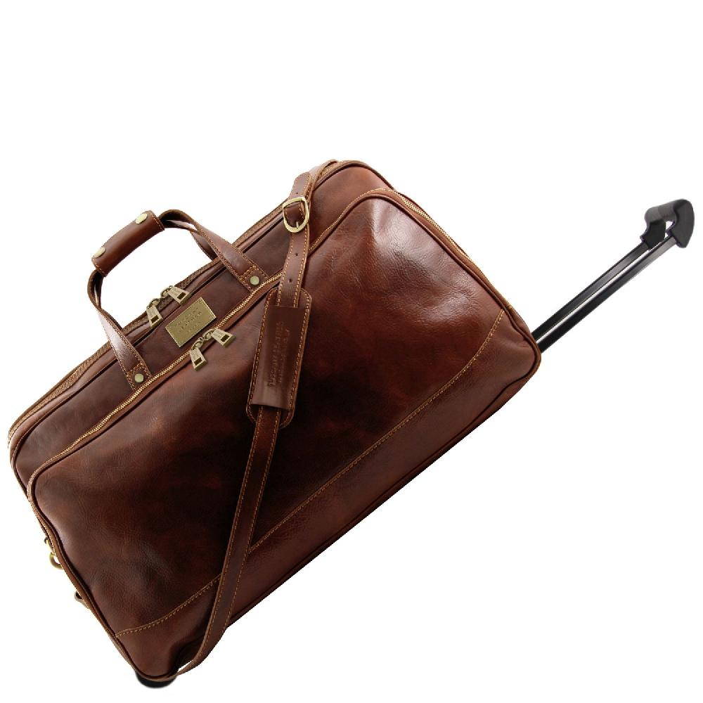 Tuscany Leather Borsa-Trolley in Pelle - Misura Grande Esporta salva