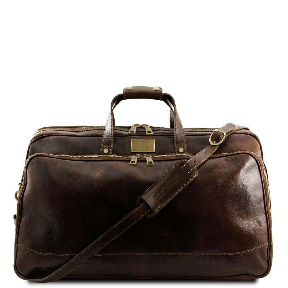 Tuscany Leather Borsa-Trolley in Pelle - Misura Piccola Black Friday Prezzi