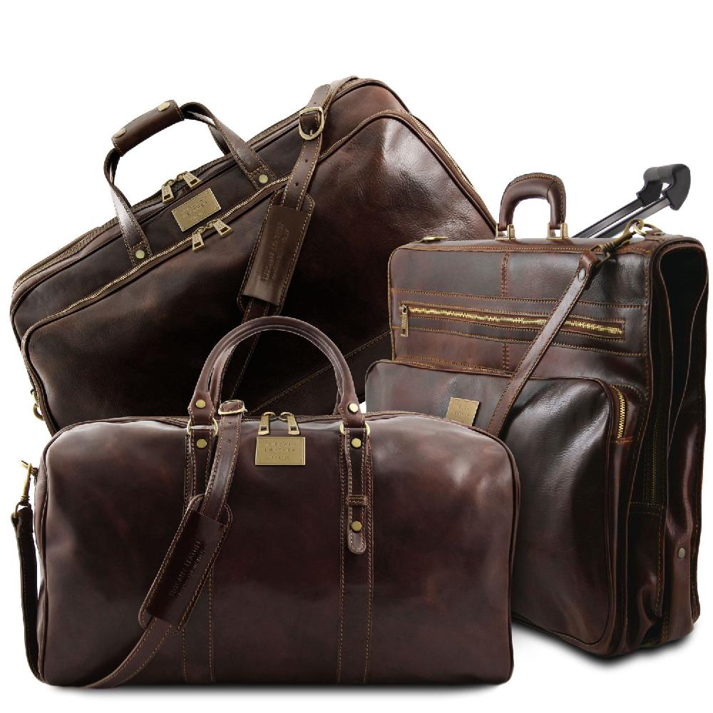 Tuscany Leather Set da Viaggio in Pelle Italia