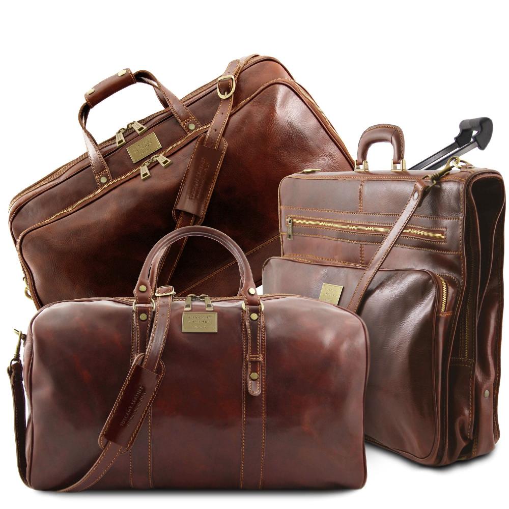 Tuscany Leather Set da Viaggio in Pelle In Linea