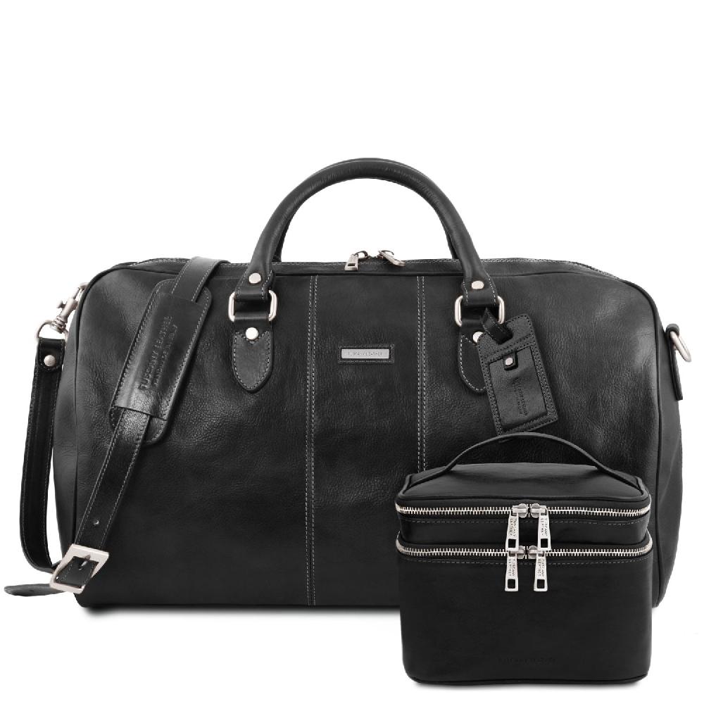 Tuscany Leather Borsone da Viaggio in Pelle e Beauty Case in Pelle Spedizione Gratuita