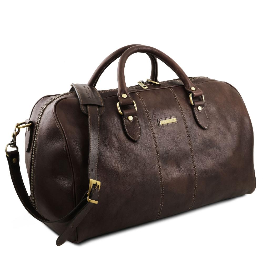 Tuscany Leather Borsone da Viaggio in Pelle e Beauty Case in Pelle Pezzi Unici
