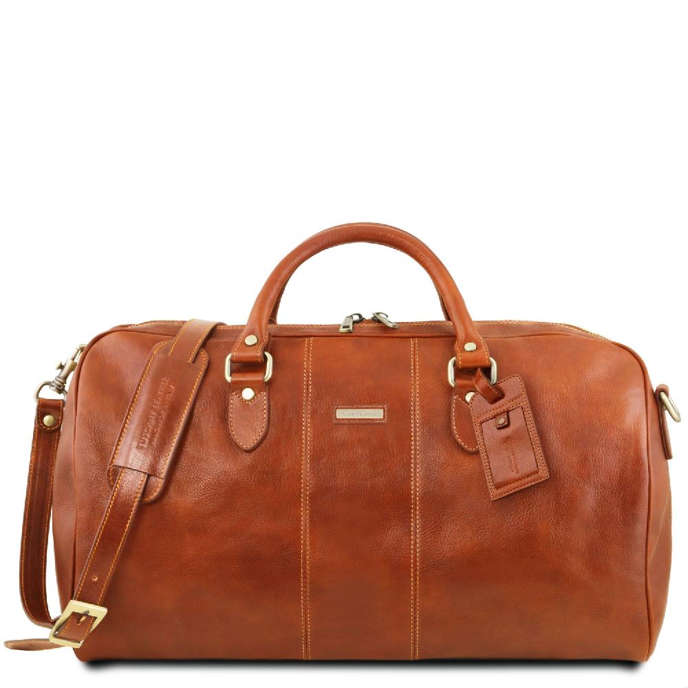 Tuscany Leather Borsone da Viaggio in Pelle e Beauty Case in Pelle Qualità Garantita