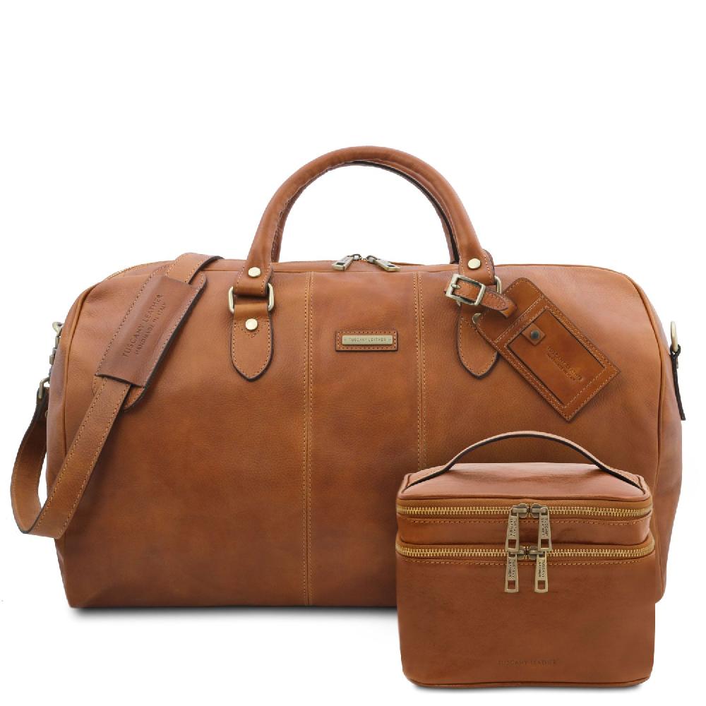 Tuscany Leather Borsone da Viaggio in Pelle e Beauty Case in Pelle Negozi Online