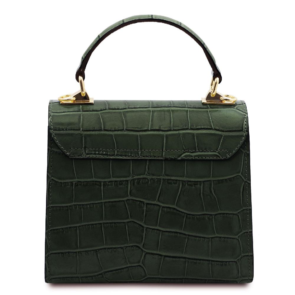 Tuscany Leather Borsa a Mano in Pelle Stampa Cocco Vendite stagionali