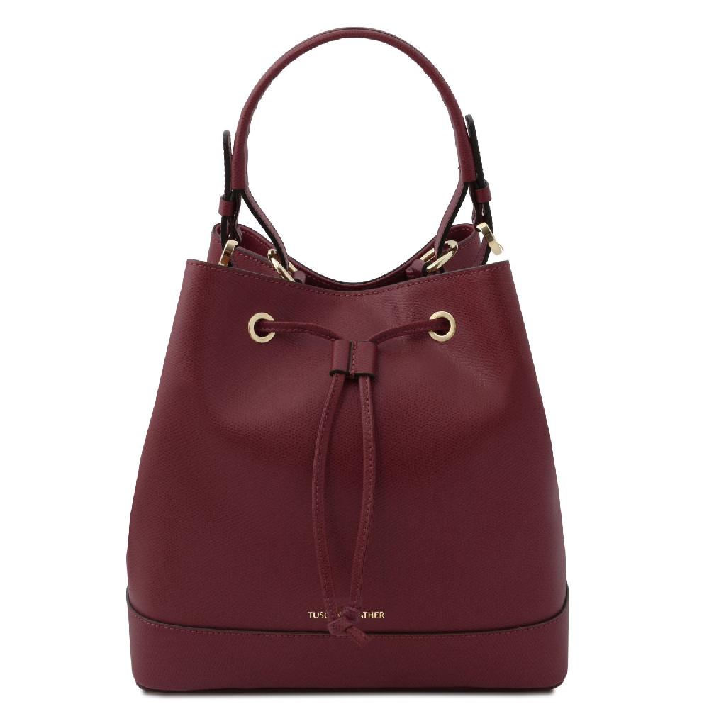Tuscany Leather Borsa Secchiello in Pelle Offerta Pasqua
