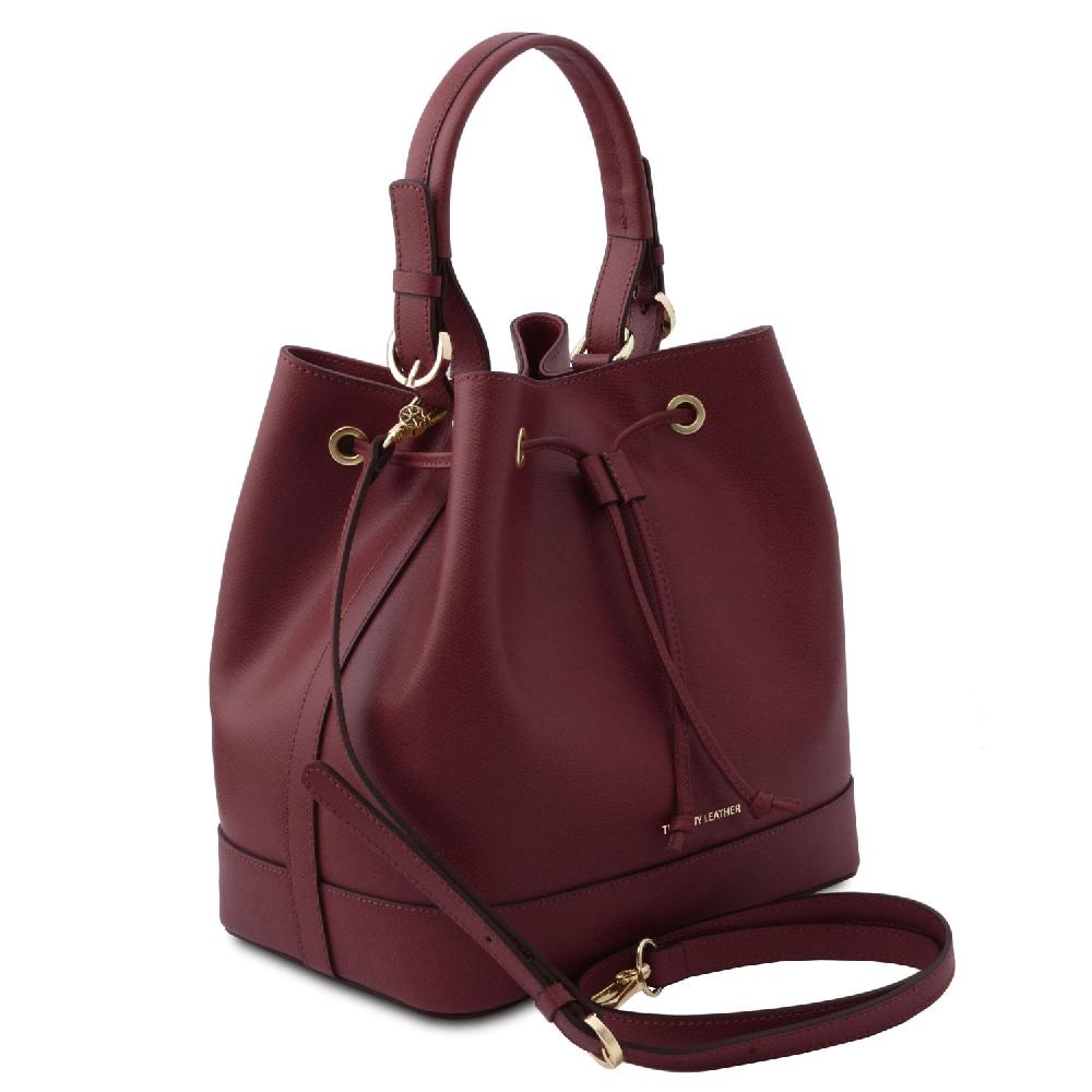 Tuscany Leather Borsa Secchiello in Pelle Offerta Pasqua