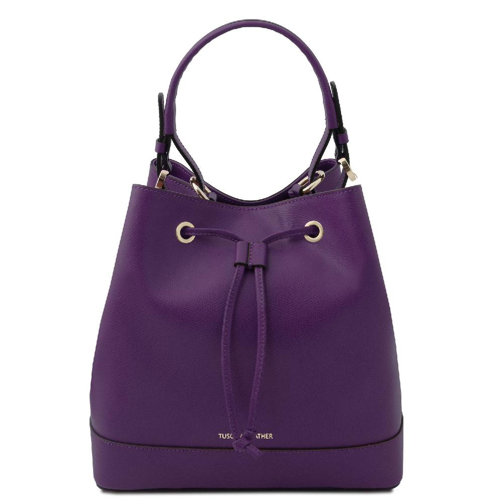 Tuscany Leather Borsa Secchiello in Pelle Offerta per la Festa della Mamma