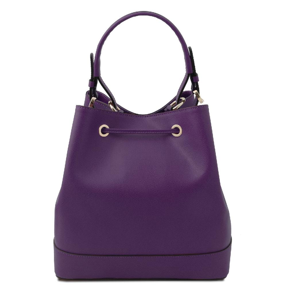 Tuscany Leather Borsa Secchiello in Pelle Offerta per la Festa della Mamma
